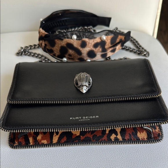 NWOT Kurt Geiger Crossbody Handbag. I’m also including a headband that matches. - Picture 1 of 11